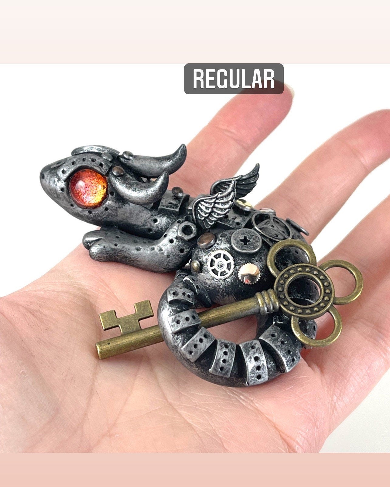 MADE TO ORDER Custom Steampunk Dragon Sculpture