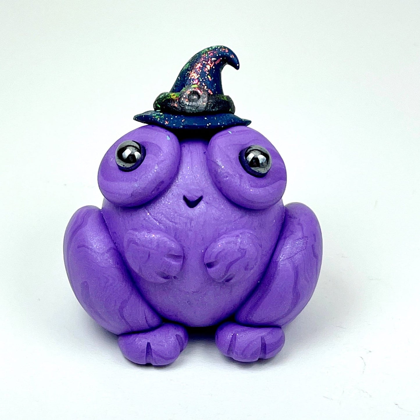 Handmade Witch Frog sculpture